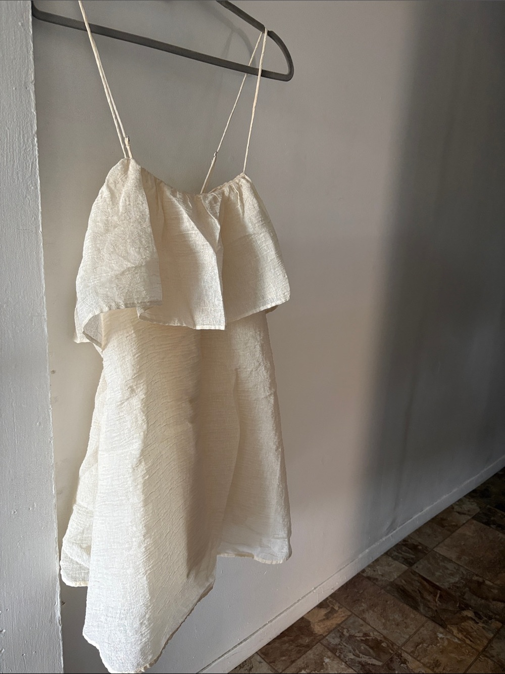 H&M Linen Blend baby doll dress